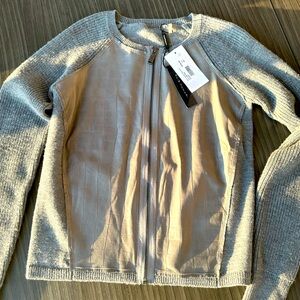 NWT Elie Tahari Lambskin Sweater